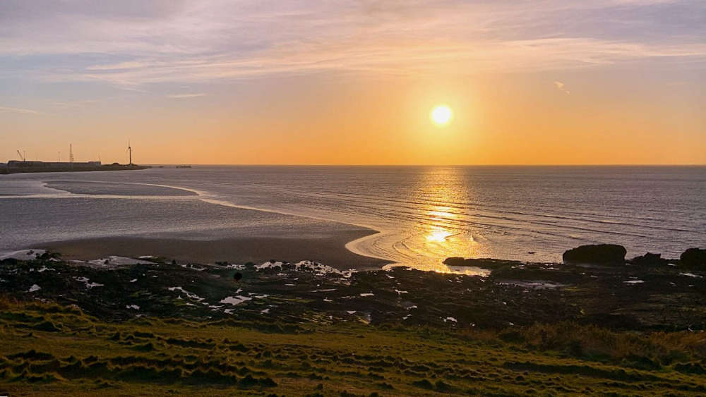 Young photographer's stunning Morecambe Bay sunset to go on display in London
