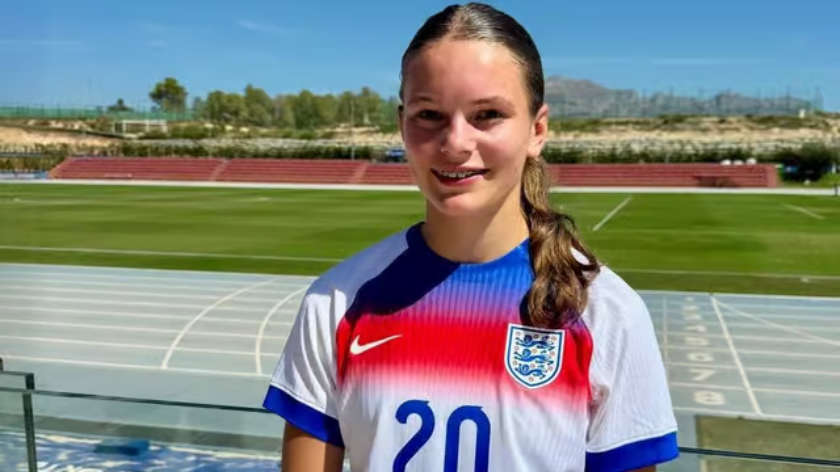 Ripon pupil shines for England against Spain on 16th birthday