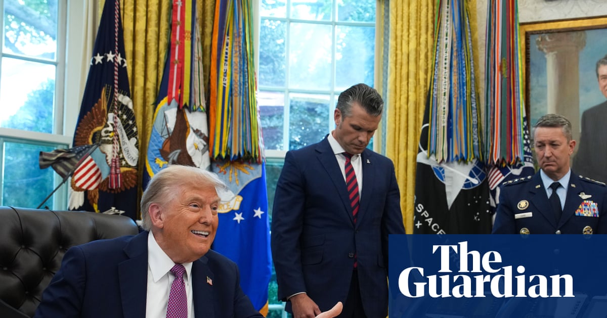 Trump signs executive order rebranding Pentagon as Department of War | Donald Trump