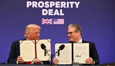 Trump and Starmer sign tech deal to mark ‘new era’ for UK-US relationship