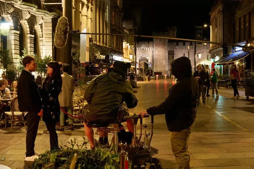 Cardiff city centre.