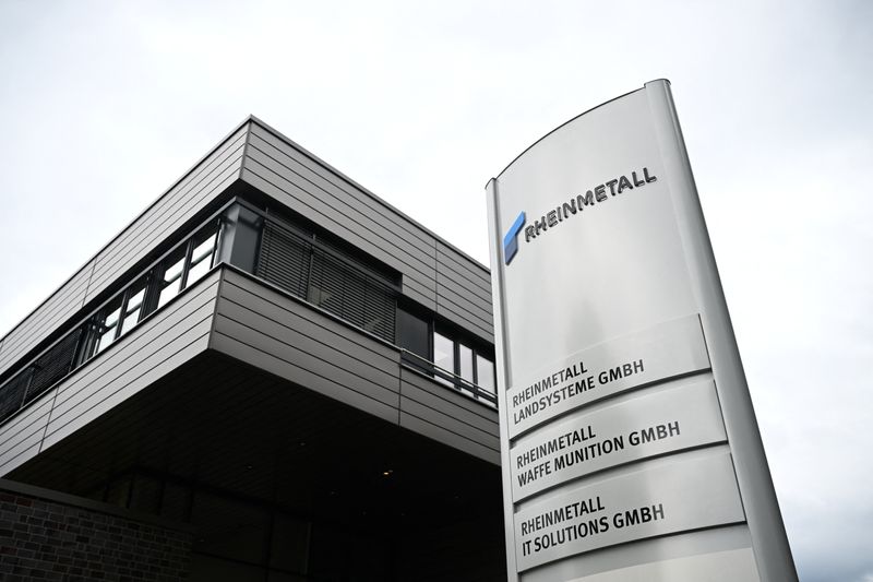Germany's Rheinmetall to produce shells at new plant in Ukraine, Kyiv says