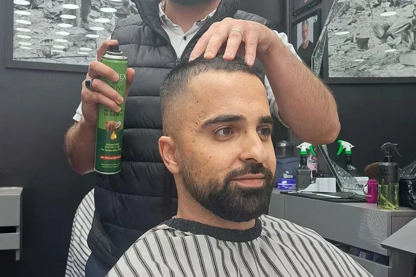 Barbers Honar Ali and Zee Rahman