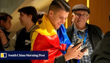 Moldova’s pro-EU party tops polls in elections hit by Russian meddling claims
