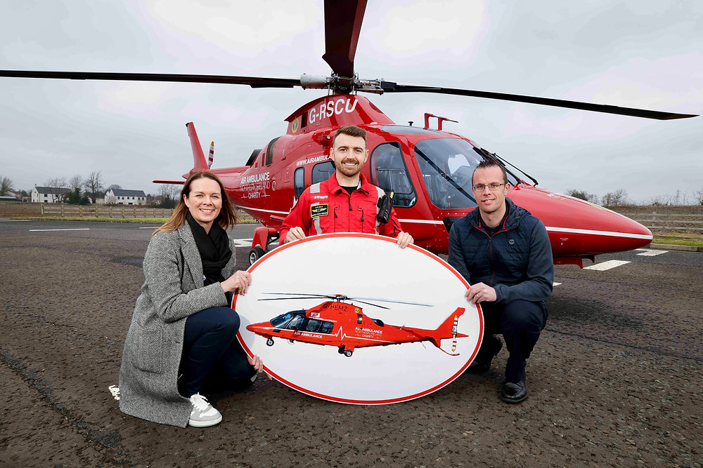Ulster Bank staff launch fundraising week across Northern Ireland for lifesaving Air Ambulance NI