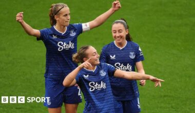 Ornella Vignola celebrates scoring on her debut