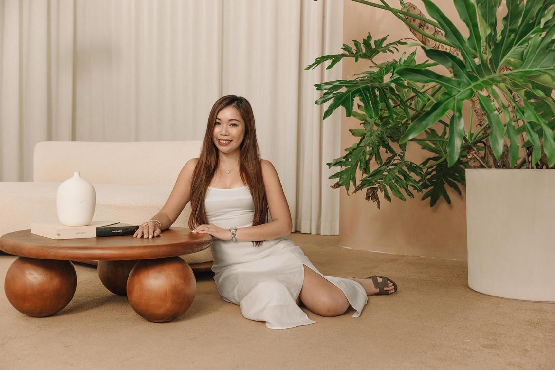 Ms Sheryl Koh, 36, learnt about financial literacy the hard way after she separated from her first husband and found that she did not have enough savings to rent an apartment for more than a few months. Photo: Courtesy of Sheryl Koh