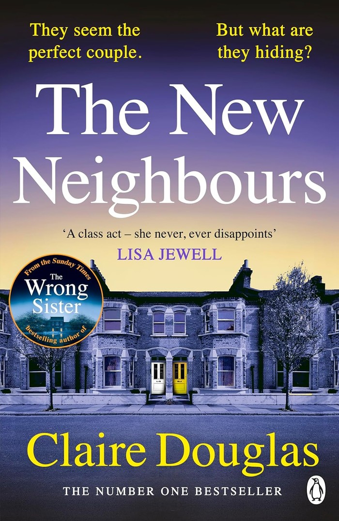 Cover for The New Neighbours featuring terraced houses
