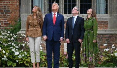Trump weighs in on Kimmel, Kirk and Putin to end UK trip: Recap