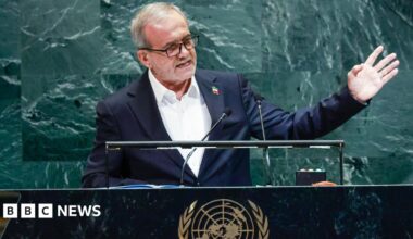 Iranian President Masoud Pezeshkian spoke at the UN General Assembly