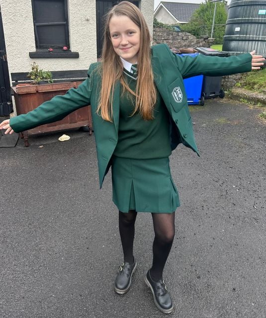 Phoebe’s first day at school