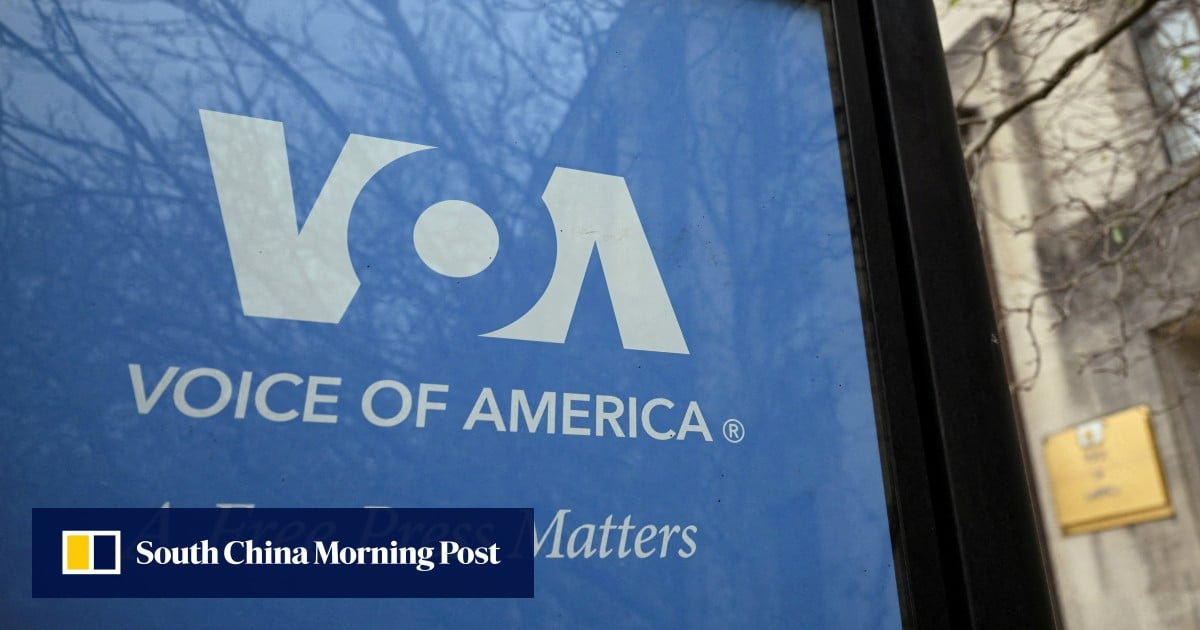 US judge temporarily halts Trump’s mass lay-off of Voice of America employees