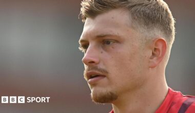 Mitchell Stanley playing for Lancashire in the T20 Blast earlier this season