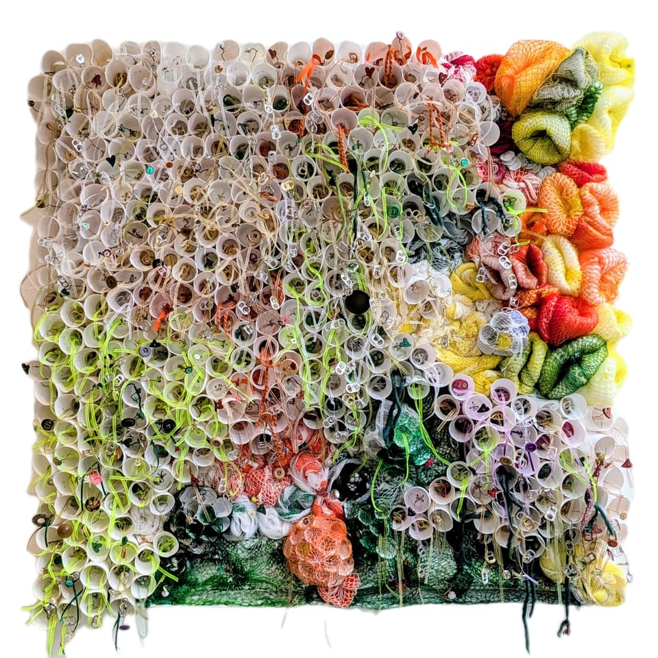 "Eco-artivist", rubbish artist & waste mosaicist Francesca Busca is running mosaic workshops