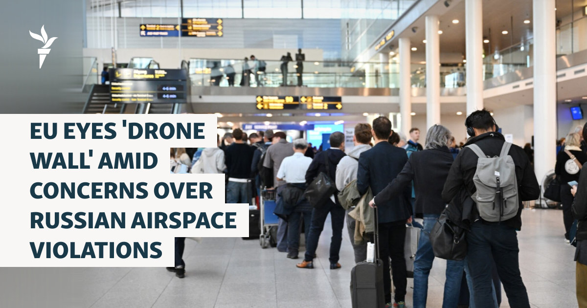 EU Eyes 'Drone Wall' Amid Concerns Over Russian Airspace Violations