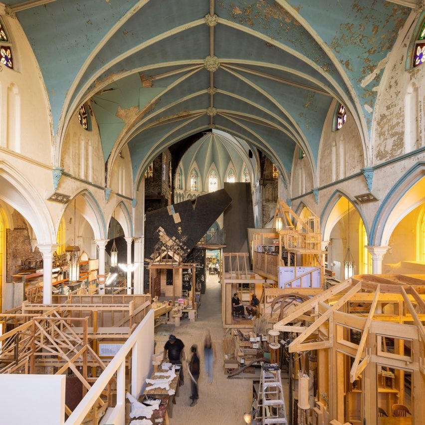 Inside a historic former church in New York