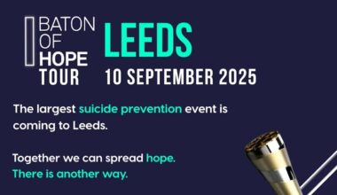 Baton of Hope arrives on World Suicide Prevention Day
