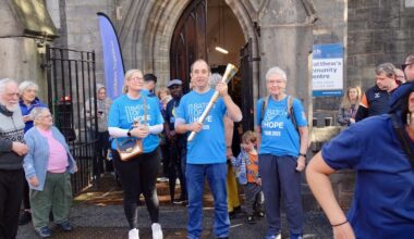Baton of Hope visits Holbeck on World Suicide Prevention Day