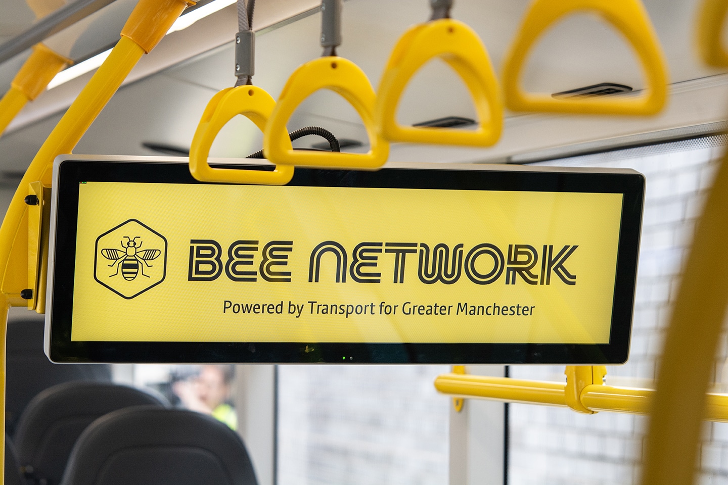 bee-network-bus-info-sign-integrated-rail-network half price manchester