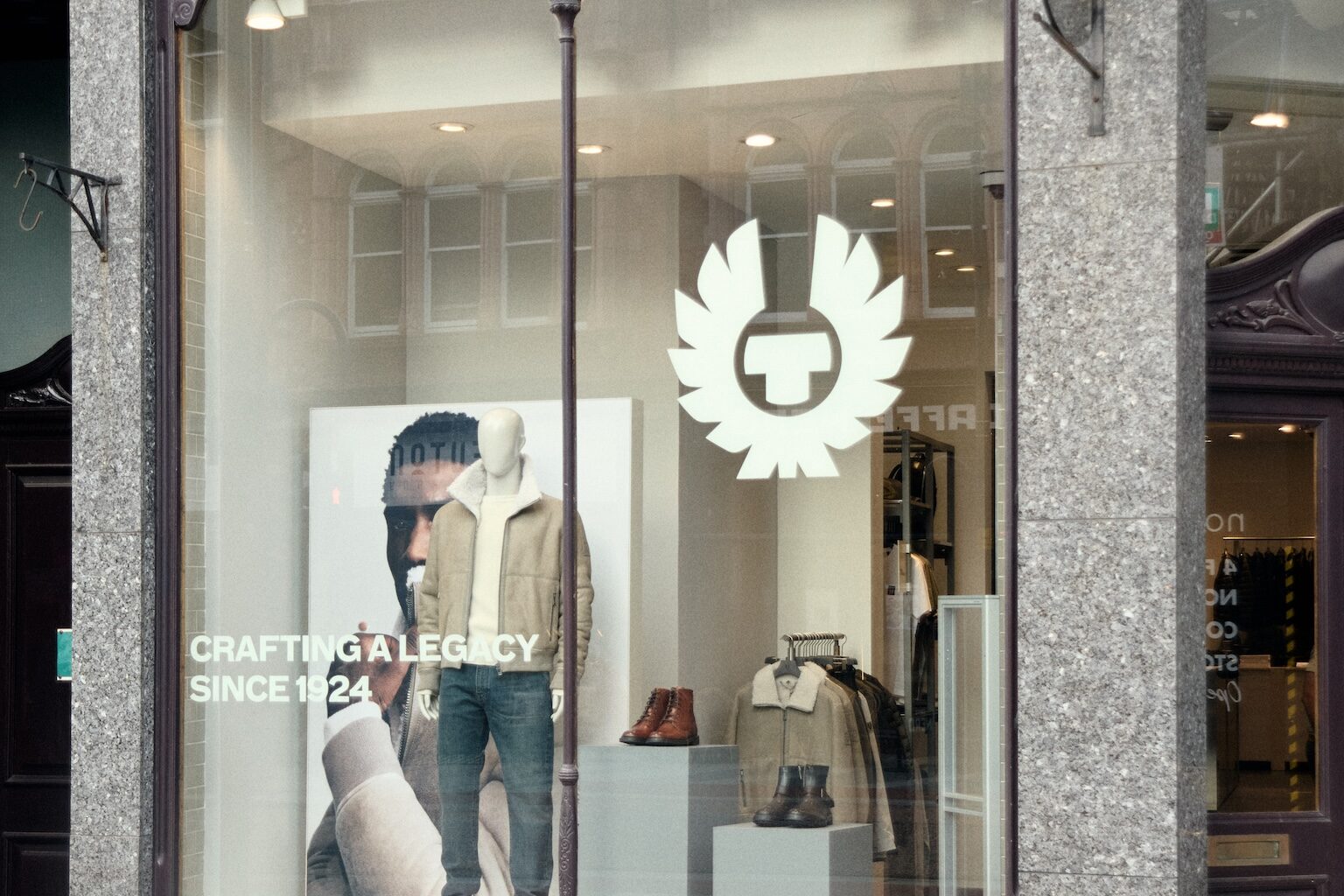 Belstaff Arrives At Victoria Leeds