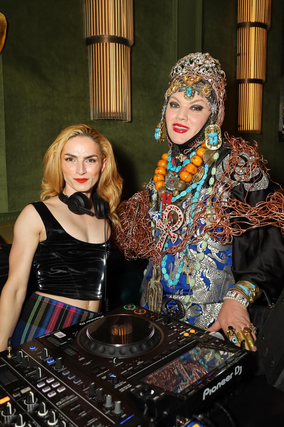 Bestley and Daniel Lismore attend The London Standard's London Fashion Week party during LFW September 2025 at Aki