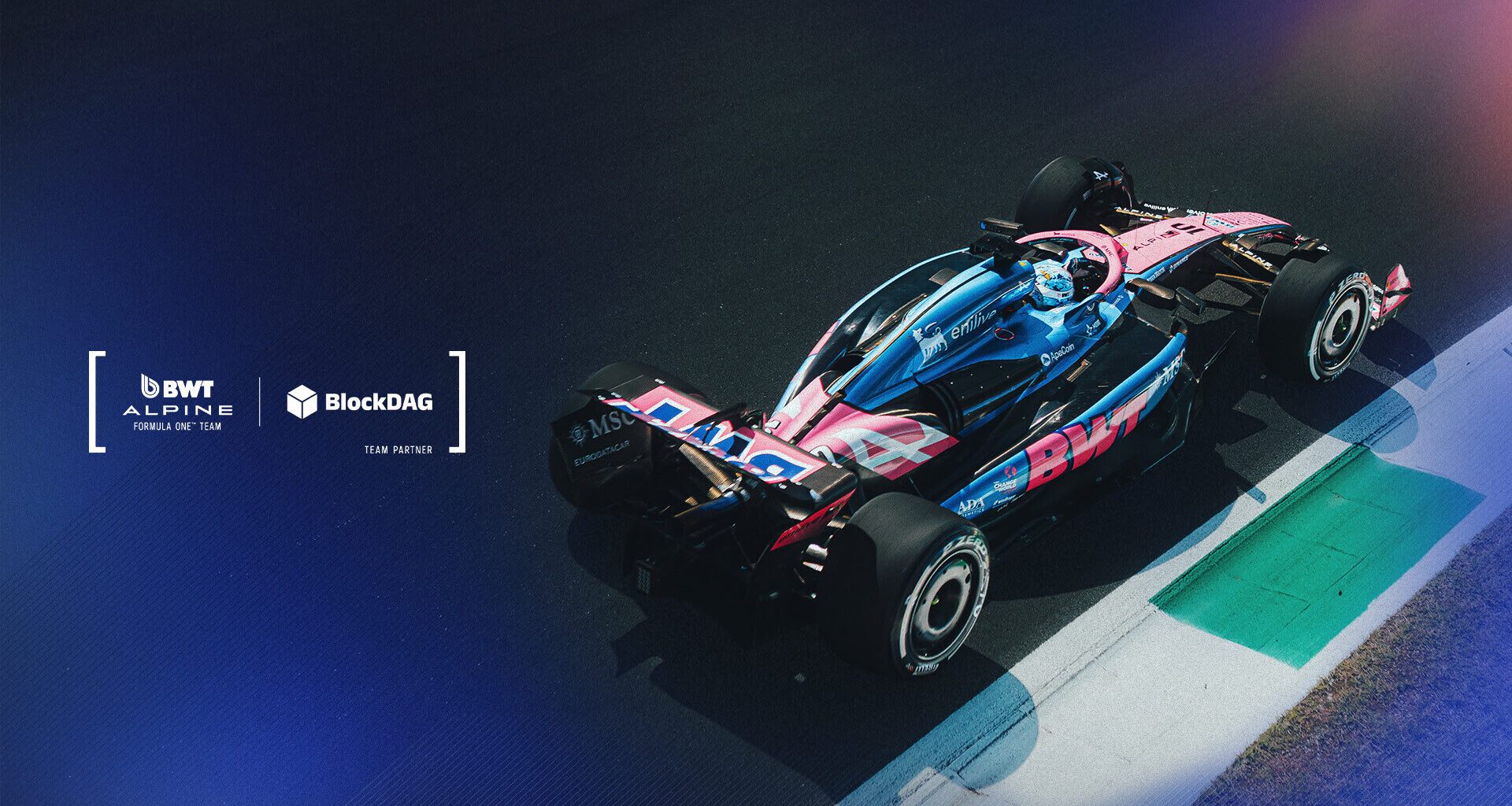 BWT Alpine Formula One Team welcomes BlockDAG as Layer One Blockchain Partner
