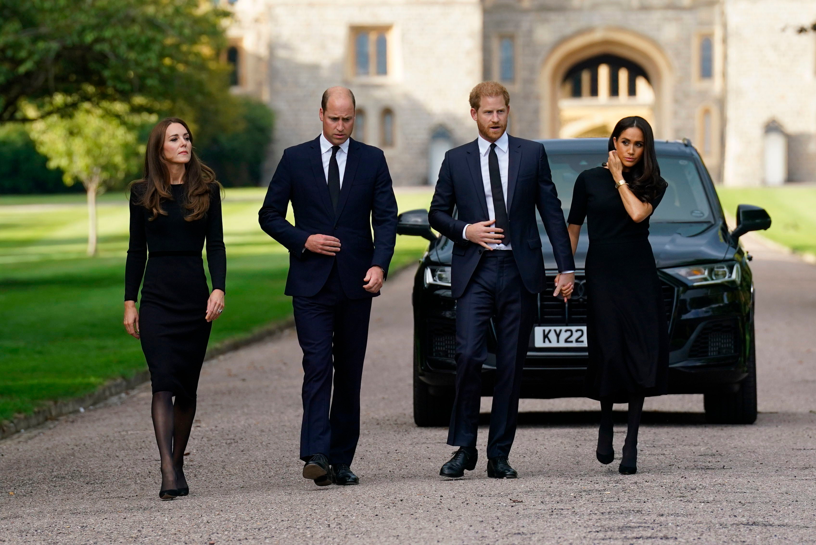 Harry and Meghan returned to the UK after the death of Queen Elizabeth