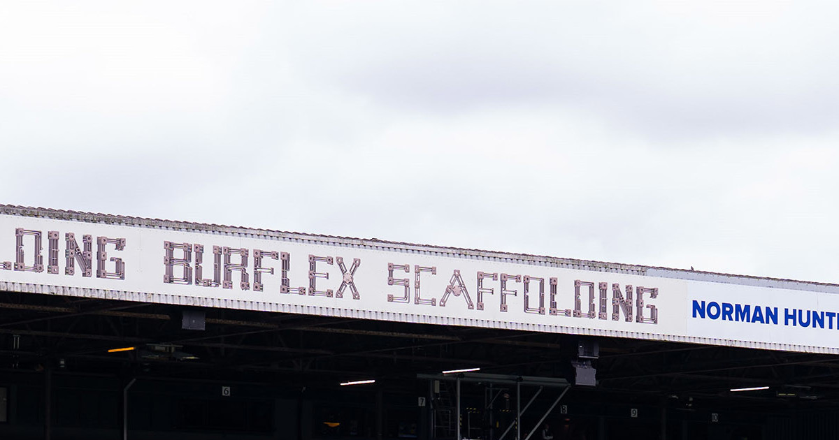 Burflex Scaffolding become Official Partner of the Norman Hunter Stand