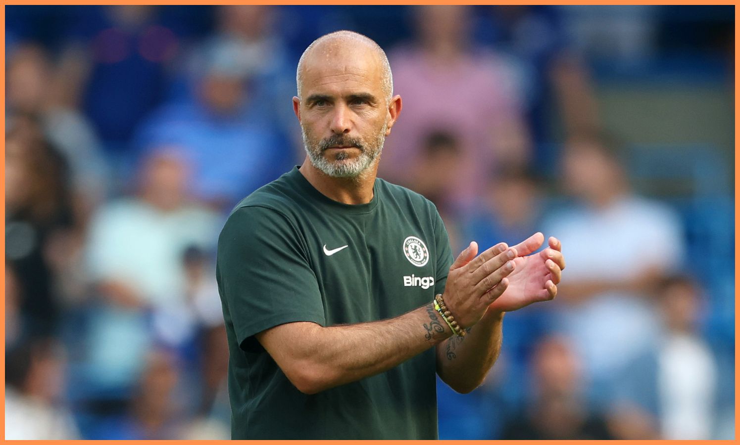 Chelsea manager Enzo Maresca