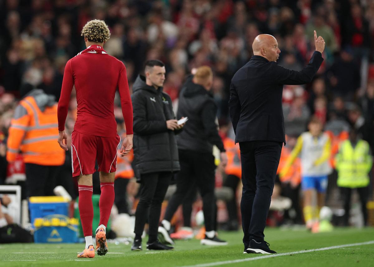 'Stupid': Slot slams Ekitike as striker shown 'needless' red card - London Evening Standard