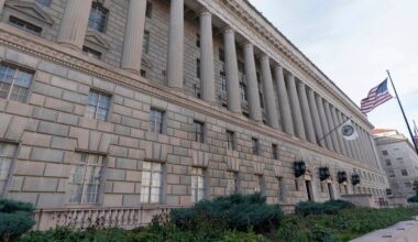 The U. S. Department of Commerce building is seen in Washington, Dec. 7, 2024. (AP Photo/Jose Luis Magana, file)