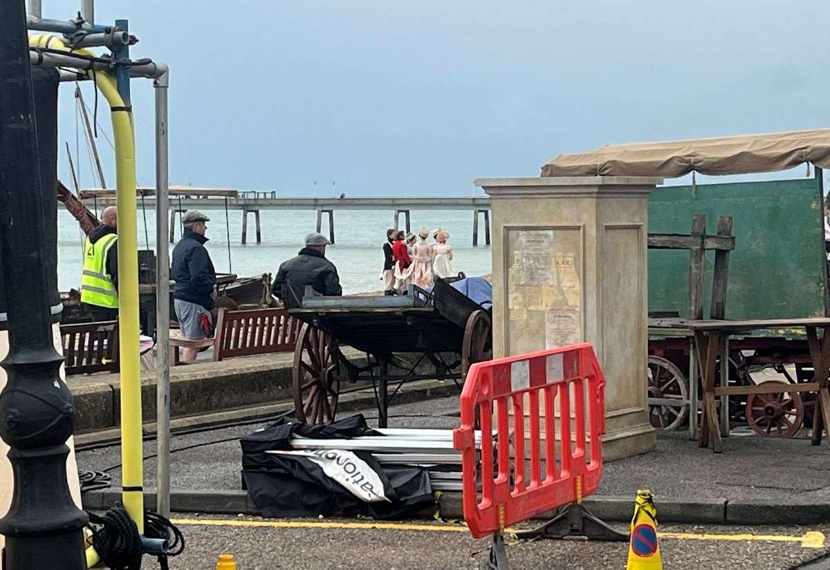 Filming underway for period drama in Deal, understood to be Netflix’s Pride and Prejudice