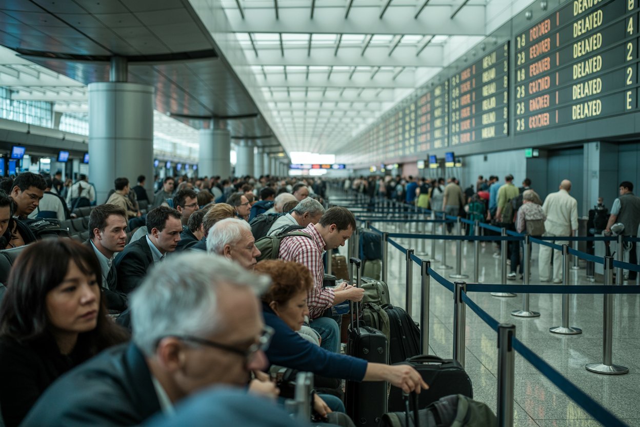 Travelers Stranded Across UK, France and Germany as British, KLM, Air France, German, Lufthansa and Others Cancel Over 14 Flights Across Europe, Disrupting Travel at London, Basle and Munich