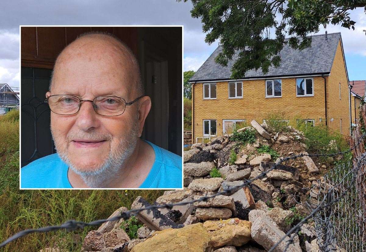 New-build estate in Great Mongeham, near Deal, is latest in Kent to be left abandoned