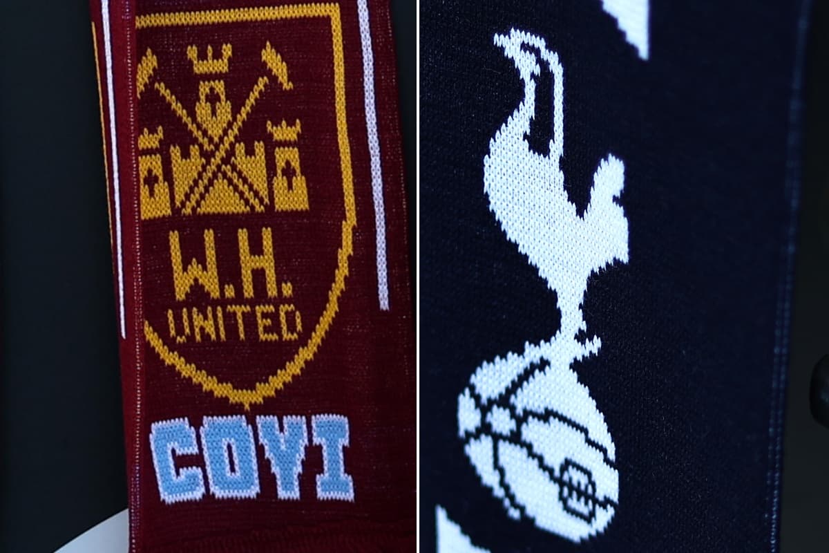 West Ham ban half-and-half scarves for Tottenham derby clash - London Evening Standard