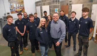 Pudsey company welcomes latest construction apprentices