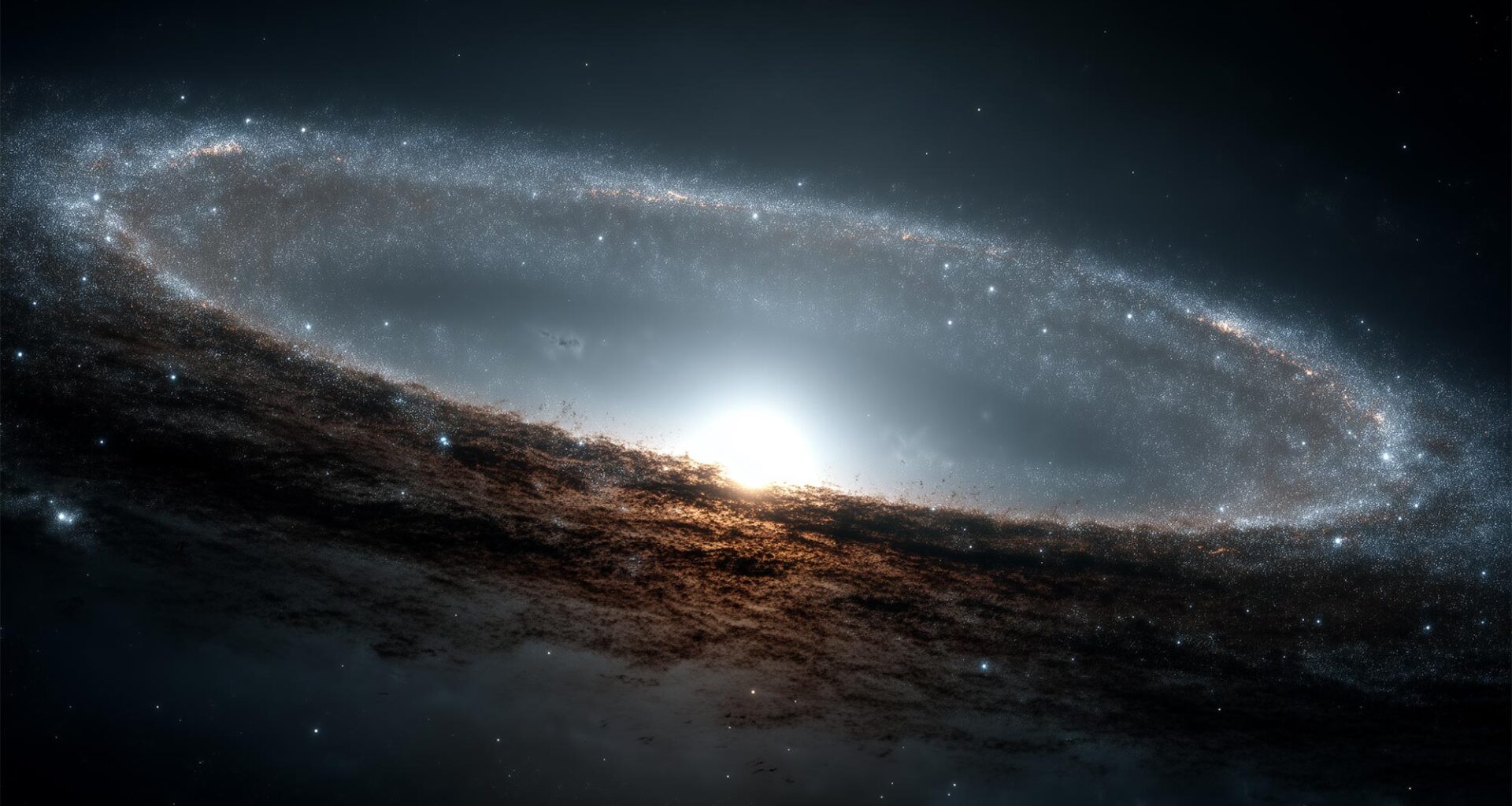 Galaxy Dark Matter Halo Illustration Art Concept