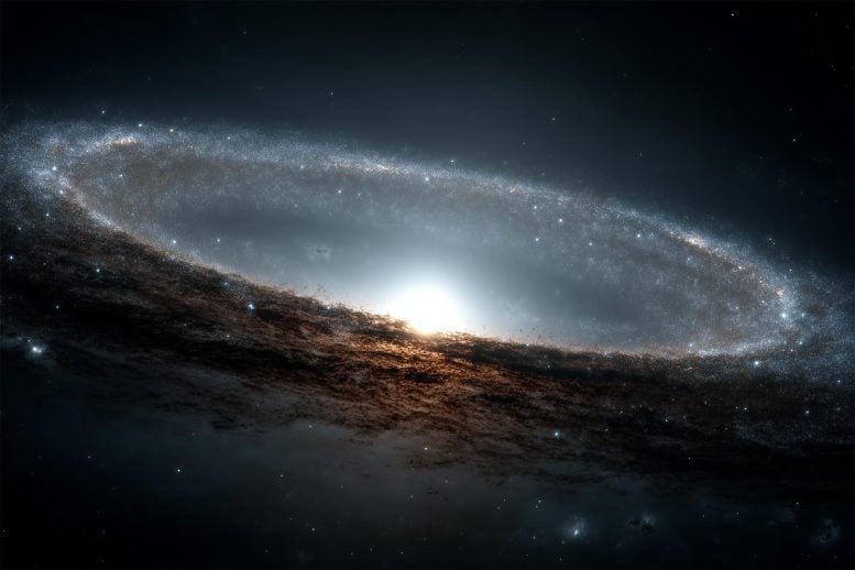 Galaxy Dark Matter Halo Illustration Art Concept
