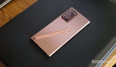 Galaxy Note 20 Ultra S Pen on back