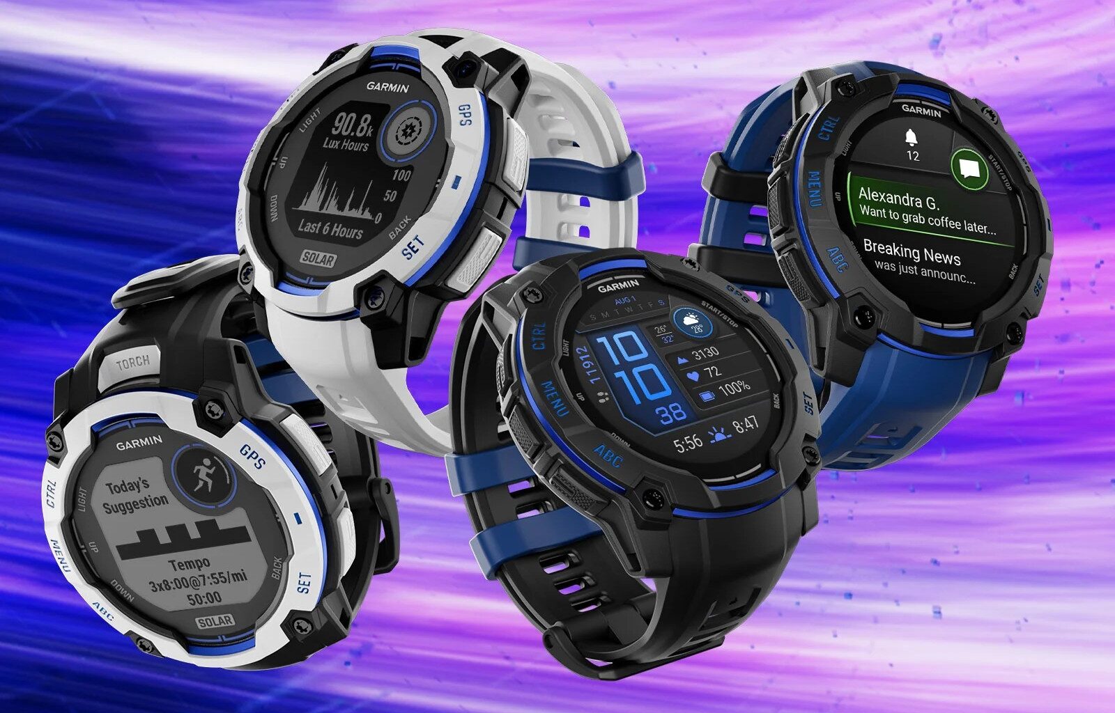 Limited edition Garmin smartwatches in bold colorways now available