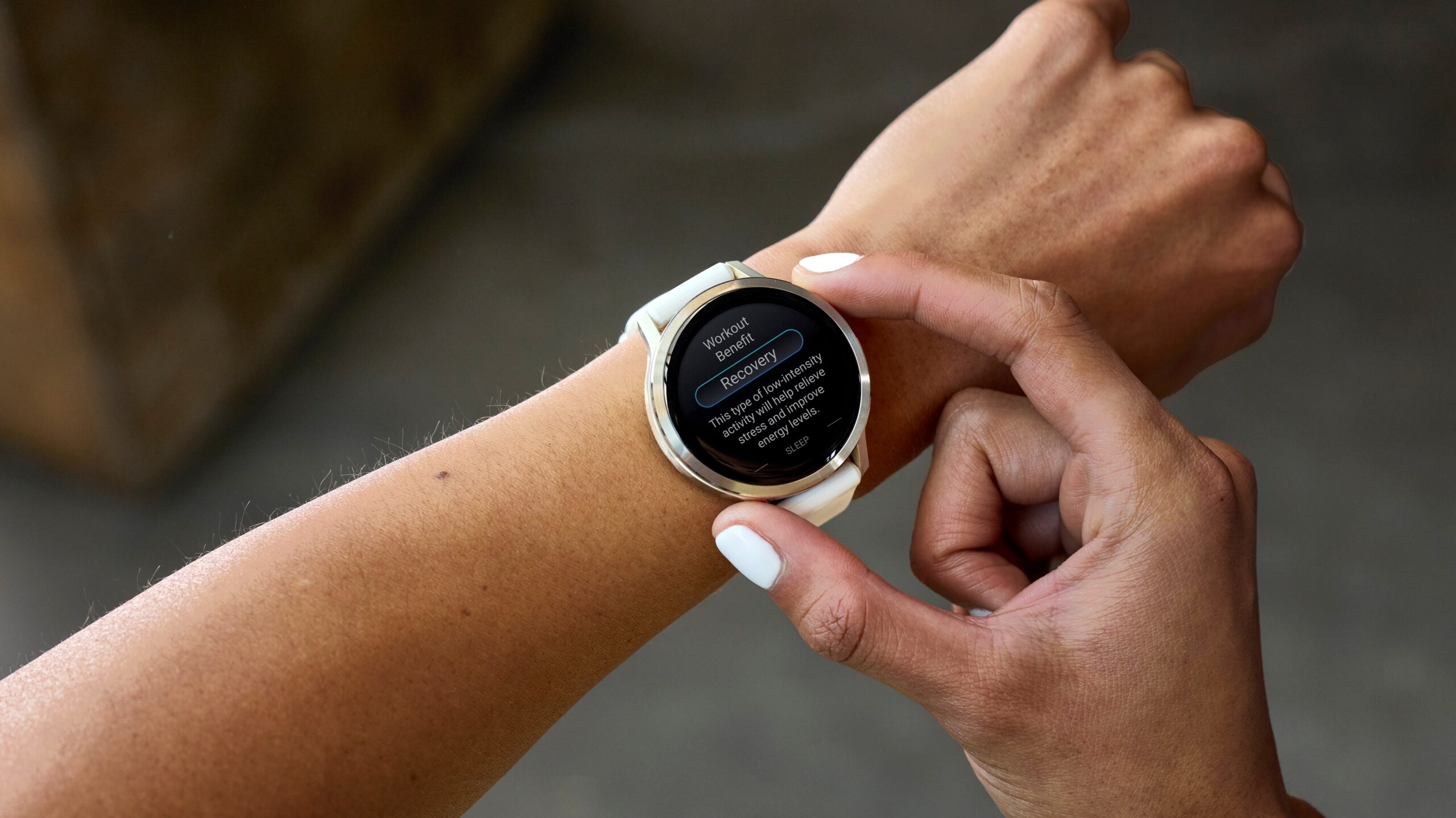 Garmin Venu 4 on Wrist Press Image Garmin Venu 4 on Wrist Press Image