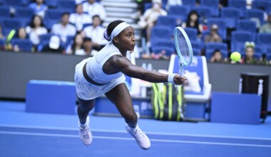 Gauff holds off Fernandez in three-set Beijing barnburner