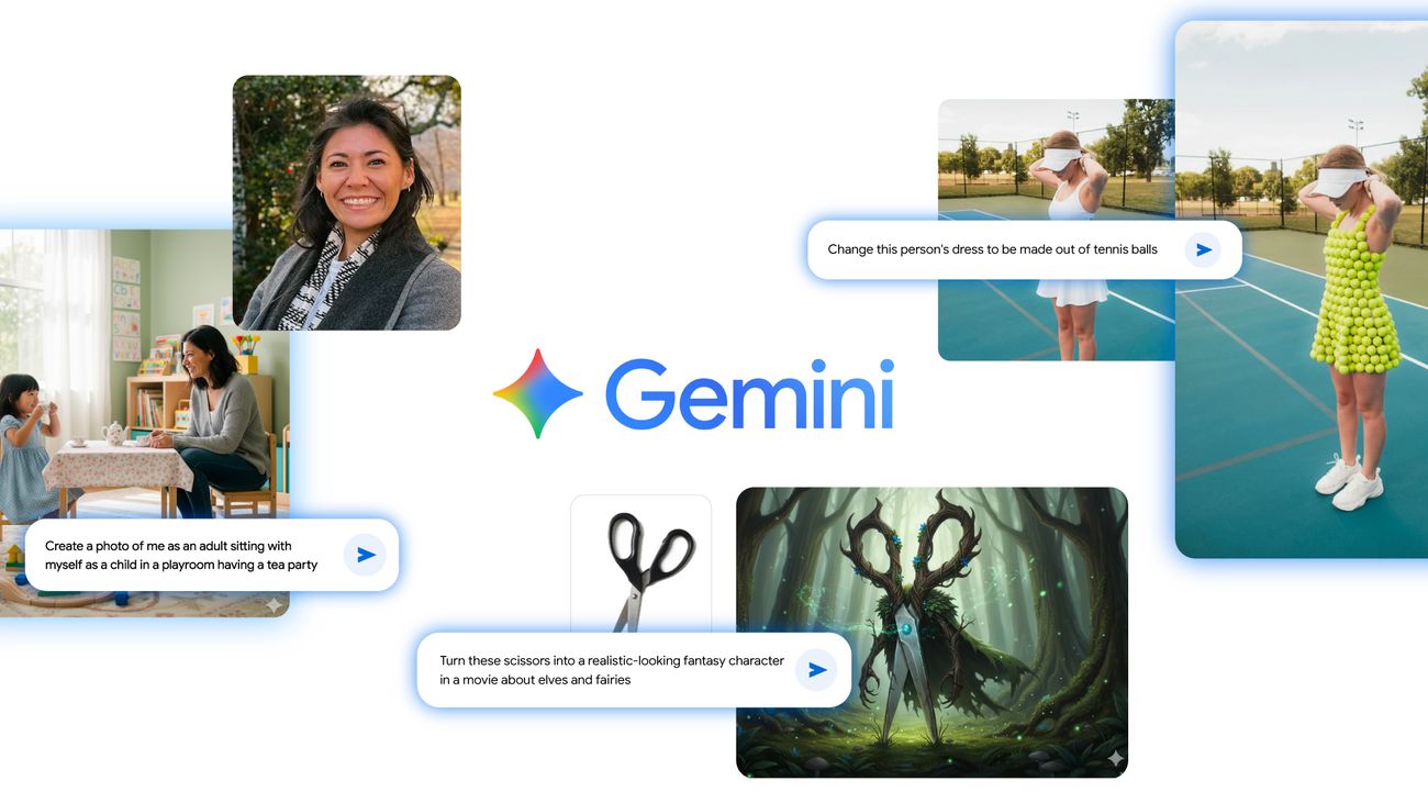 10 examples of Gemini app's new “Nano Banana” image editing upgrade