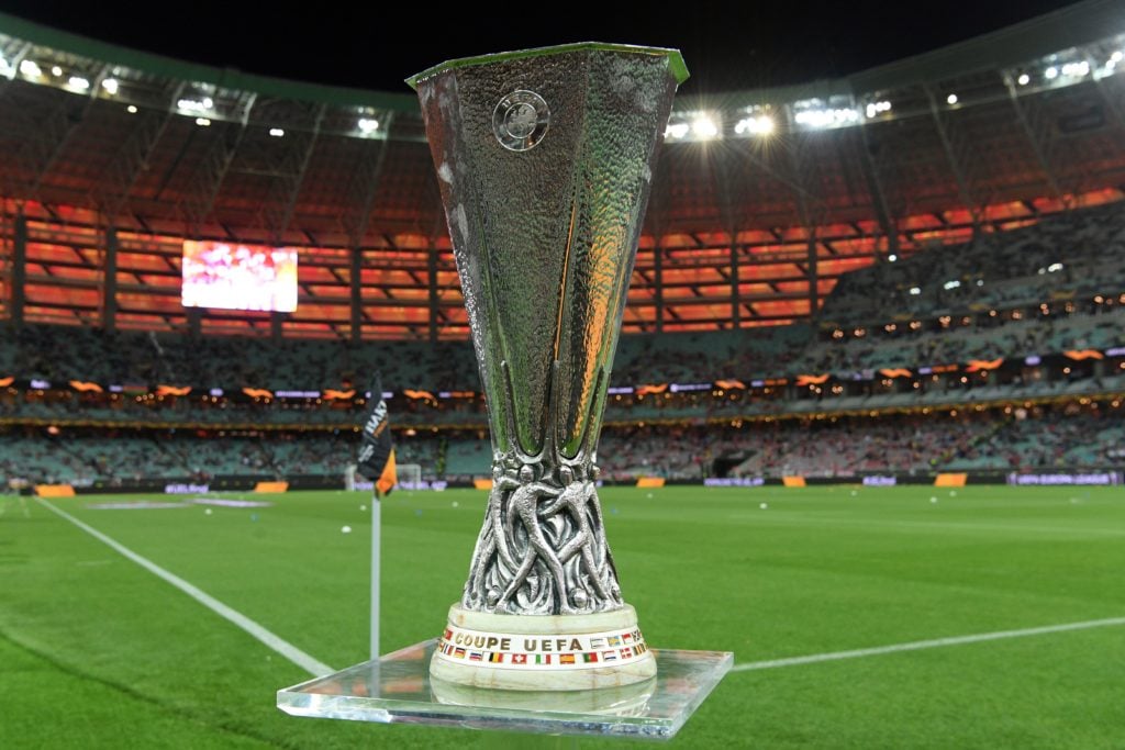 The Europa League trophy