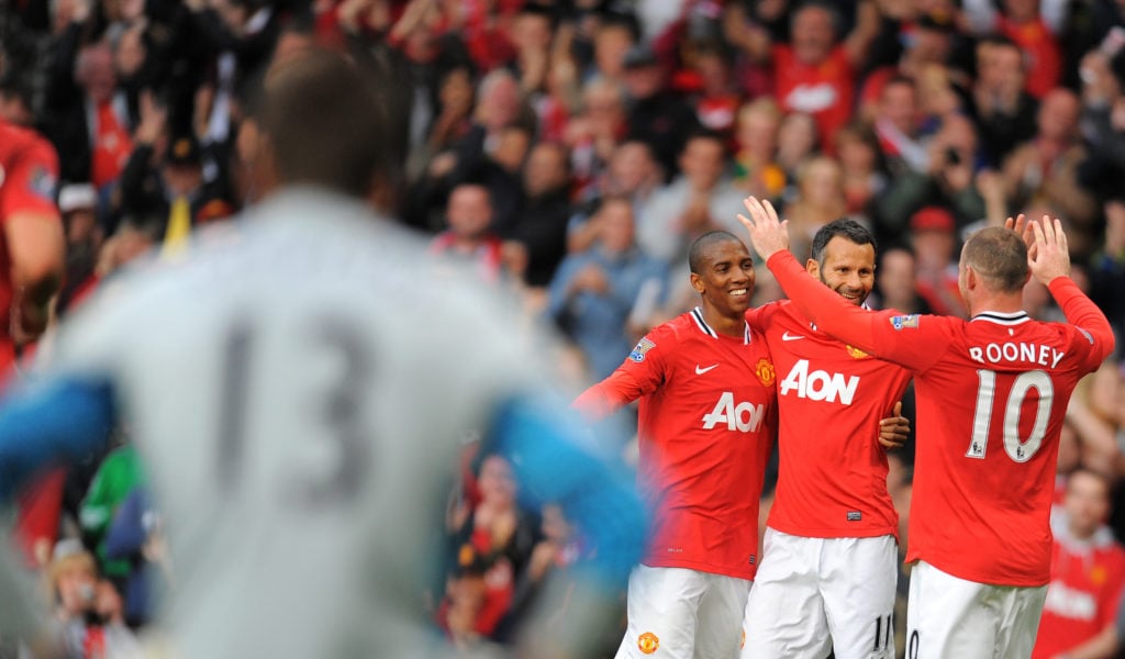 Manchester United's English striker Ashl