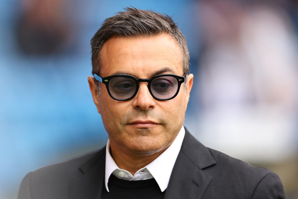 Andrea Radrizzani ahead of a clash between Leeds and Newcastle.