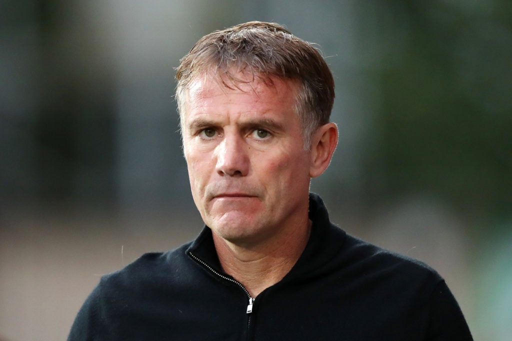 Wrexham boss Phil Parkinson looks on against Notts County.