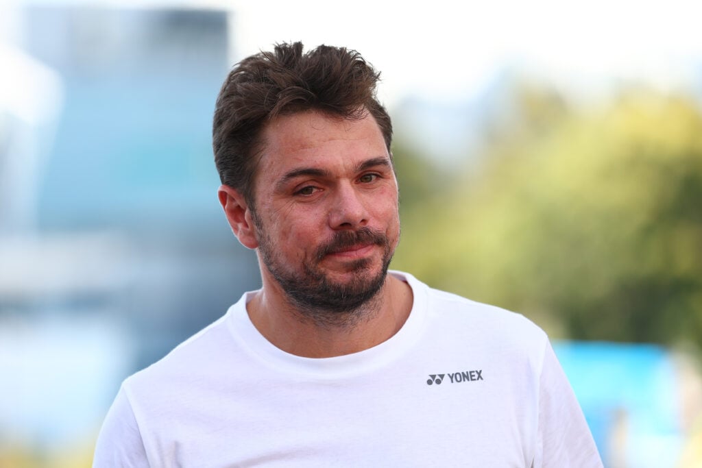 Stan Wawrinka at the 2024 Australian Open.