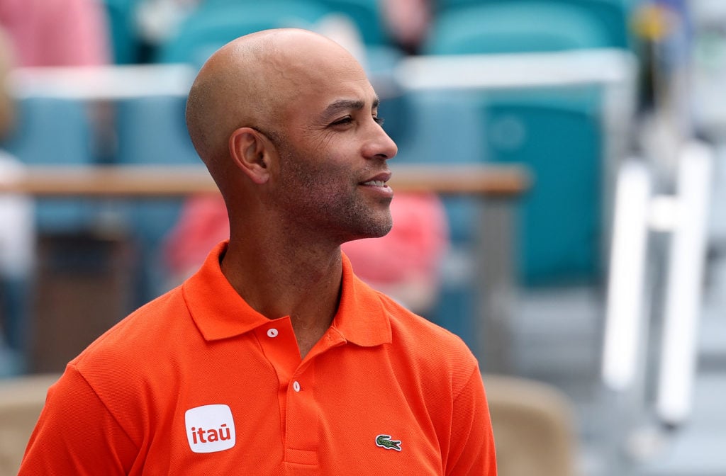 American tennis player James Blake