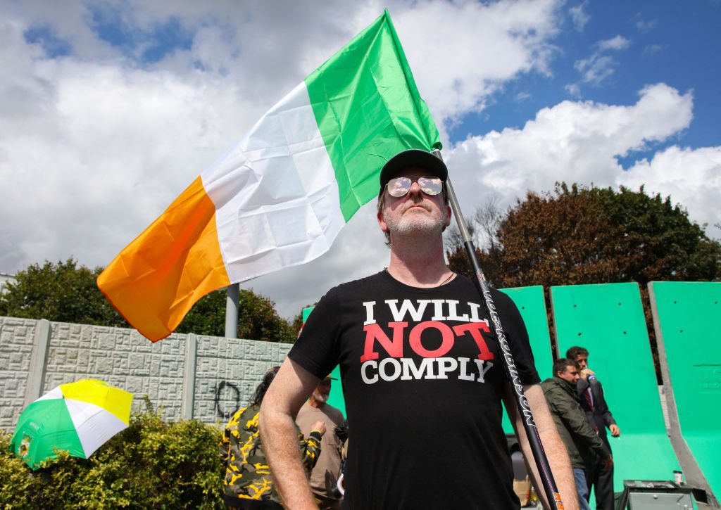 England’s ‘Raise the Colours’ inspires flag protests in Dublin